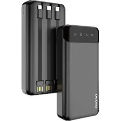 Dudao Capacious Charger (20000 mAh, 10 W, 74 Wh), Powerbank, Schwarz