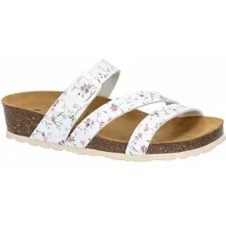 LICO Damen Pantolette Natural Glitter, Größe 39 in Weiß Weiß