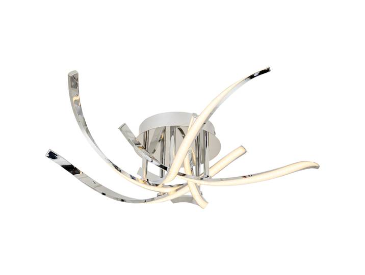 Deckenlampe Loa chrom 4200 lm Dimmbar B 60 cm - LED- LED Energiesparlampe