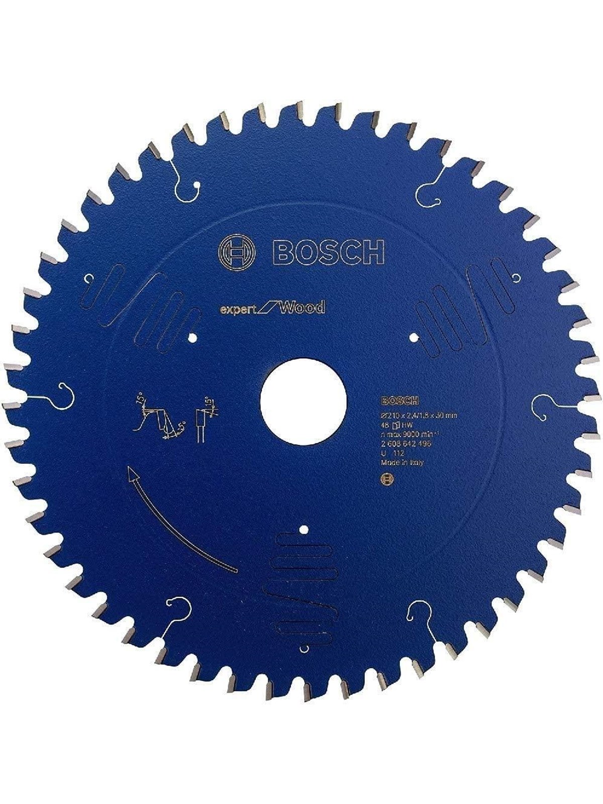 Bosch Circular Saw Blade 210 x 30 x 2.8 mm 48T Expert for Wood