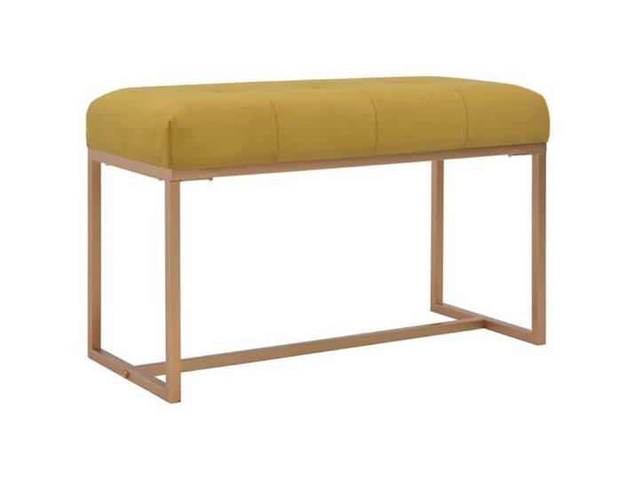 Banc 80 cm Moutarde Velours 247556