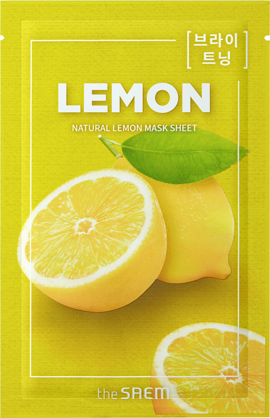 THE SAEM Natural Lemon Sheet Mask 21ml