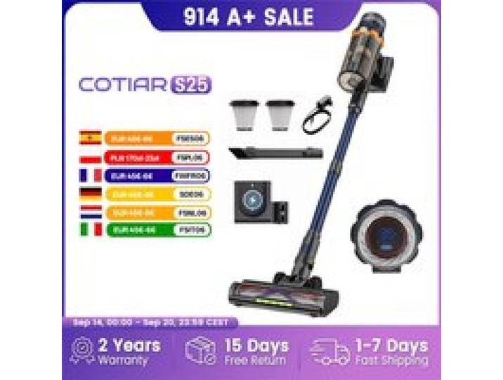 Aspirateur balai sans fil COTIAR COTIAR S25 650W 60kPa 70 min