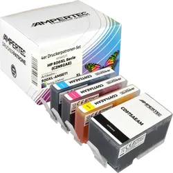 4 Kompatible Tinten ersetzt HP C2N92AE 920XL Multipack KCMY