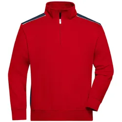 Sweatshirt "JN868" - XS - red/navy