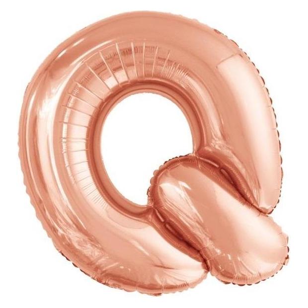 Riethmüller Grosser Buchstabe Q Roségold Folienballon N34 verp (5x) (9911479)