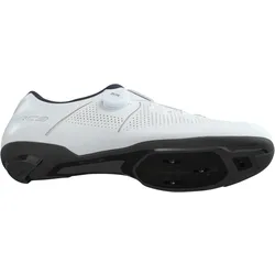 Shimano, Unisex, Veloschuhe, RC302 breit (45), Grau, Weiss