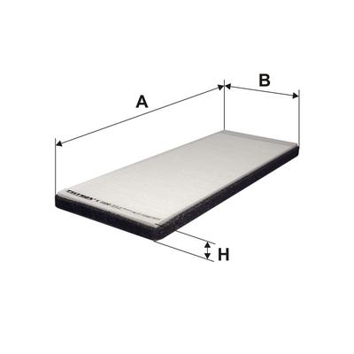 FILTRON Filter, Innenraumluft K 1100 für VAG