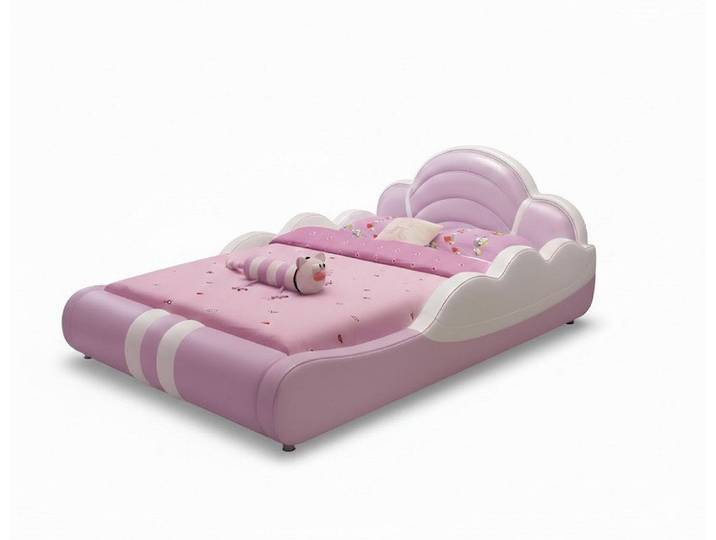 JVmoebel Kinderbett Mädchen Betten Schlafzimmer Design Doppelbett Sofort, Made in Europa
