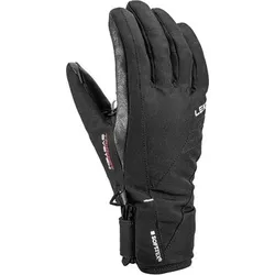 LEKI Damen Fingerhandschuhe Da Cerro 3D Women, Größe 6.5 in Schwarz Schwarz