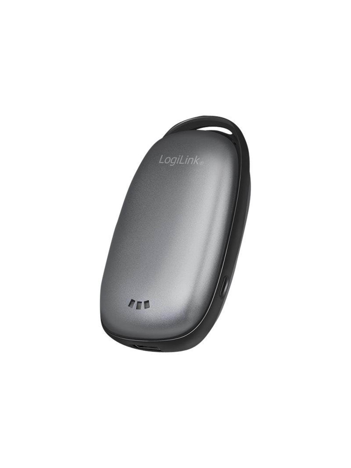 LogiLink Power bank 4000 mAh 1x USB-A hand warmer metal grey - 4 Ah