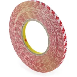 3M GPT-020F, Doppelseitiges PET-Klebeband, sehr starker Acrylatklebstoff 6 mm, transparent