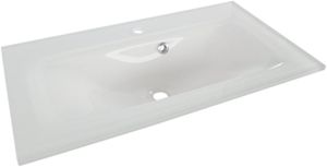 FACKELMANNGMBH YEGA Glaswaschbecken Weiss B X H X T CA. 80,5X13,5X42 CM 09186626
