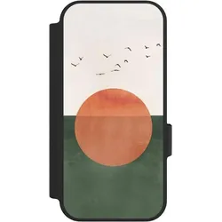 Nivocase Klapphülle für Google Pixel 10 Handyhülle aus Kunst Leder NIVOflip schwarz Sonnenschein (Google Pixel 10), Smartphone Hülle, Schwarz