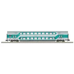 MiniTrix N Tr Doppelstockwagen 2.Kl.Db Ag
