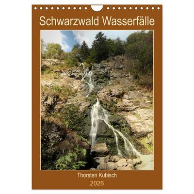 Schwarzwald Wasserfälle (Wandkalender 2026 DIN A4 hoch), CALVENDO Monatskalender