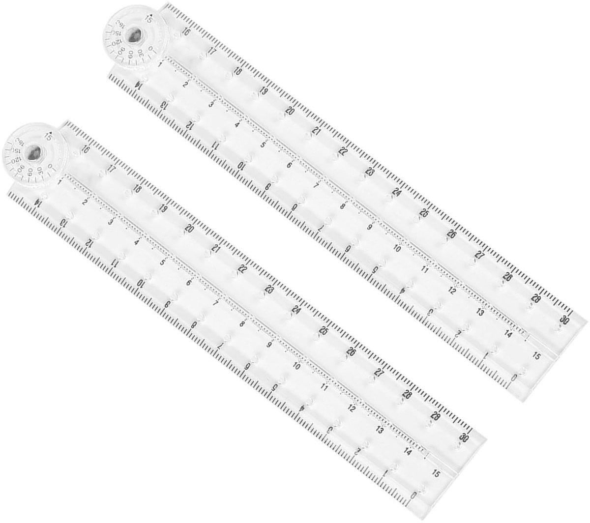 Dailygoods Vouwliniaal Onbreekbaar - Transparant - Compact en Lichtgewicht