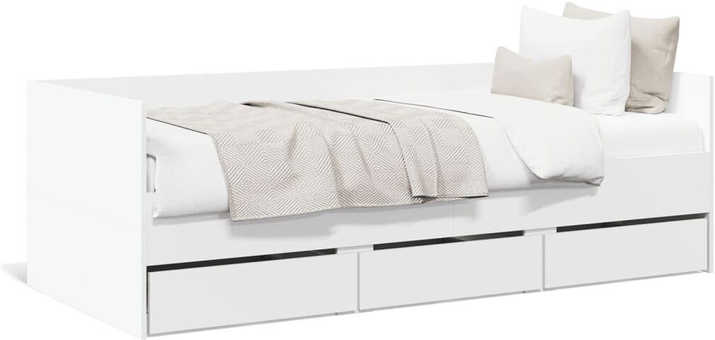 Hashtag Home Wincott Daybed White European Single (90 x 200cm)