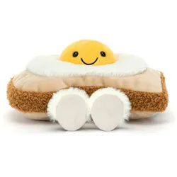 Jellycat Kuscheltier Amuseables Egglantine Ei auf Toast Braun (12 cm)