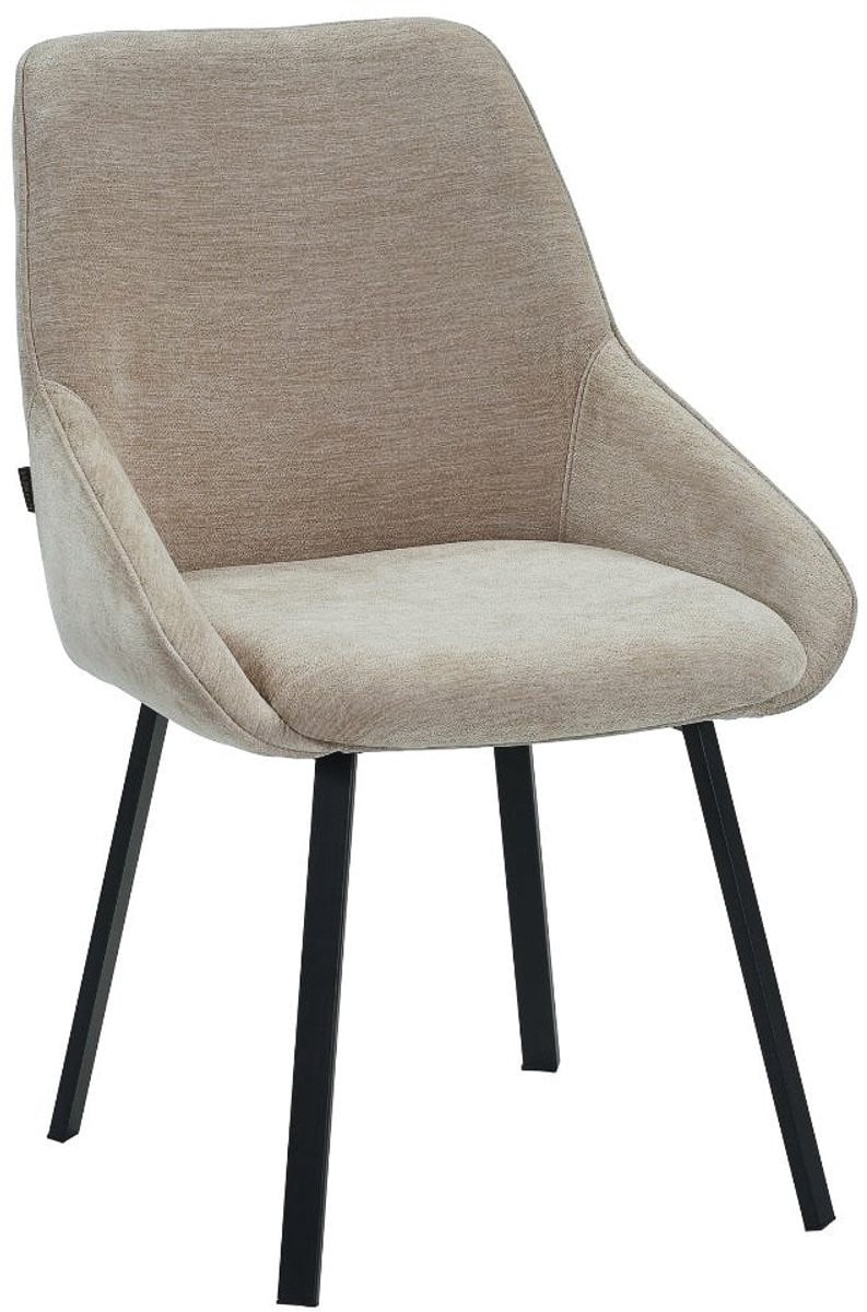 Bronx71 Eetkamerstoel Lynn Velvet Beige