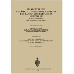 Energiehaushalt. Besondere Einflüsse auf Ernährung und Stoffwechsel, Fachbücher von Ernst Mangold