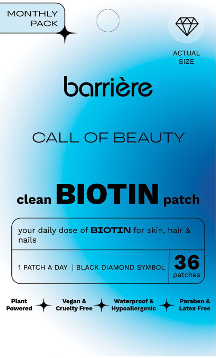 36 Stück barrière CALL OF BEAUTY Biotin Patch Black Diamond