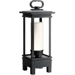 Außenleuchte Lautsprecher Laterne Bluetooth Tischlampe LED Musik Lampe H 47,4 cm