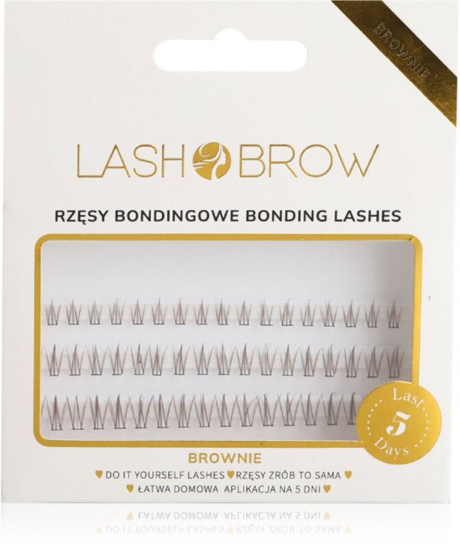 Lash Brow Bonding Eyelashes stick-on cluster lashes Extra Small Brownie 1 pc