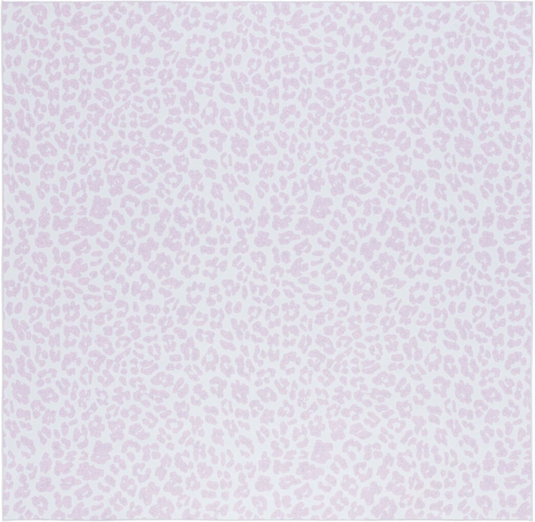 Latitude Run Faux Hide Audun Machine Washable Area Rug In Pink & White Pink Square 183 cm