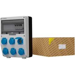 Stromverteiler DV TD-S/FI 6x230V Baustromverteiler Doktorvolt® DV-1769-D