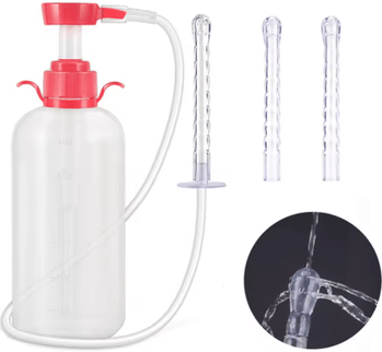 Inspire Picks Reusable Vaginal & Anal Cleansing Syringe 300 600ML Personal Hygiene Flushing Kit type B 600ml