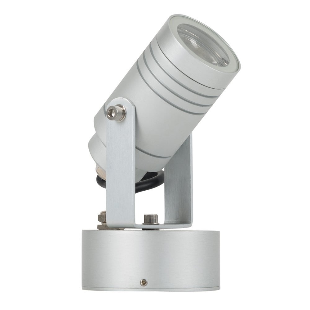 KS Verlichting Buitenspot Beamer richtbare floodlight grijs aluminium