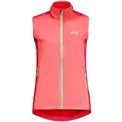 JACK WOLFSKIN Damen Westen Da TOURER SOFTSHELL VEST W, Größe S in Rot Rot