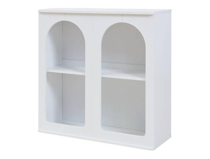 [en.casa] Sideboard Trorhun, Weiß, Rechteckig, 30x80x80 cm, Kleinmöbel, Kommoden, Sideboards