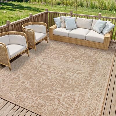 Teppich LIVABLISS "KOFU", beige, B:160cm H:4,1mm L:213cm, Polypropylen, Teppiche, Teppich