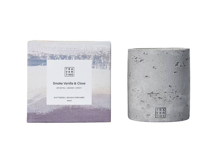 Duftkerze Smoke Vanilla & Clove - Farbe: grau - Material: Wachs - 162