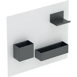 Geberit Acanto Magnetwand Set, 449x388x75mm Metall pulverbeschichtet, weiss, 500649012 500649012