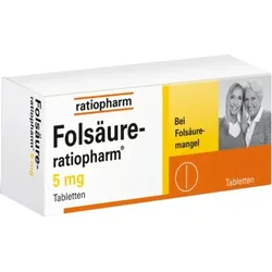 Folsäure-ratiopharm 5 mg  100 St Tabletten