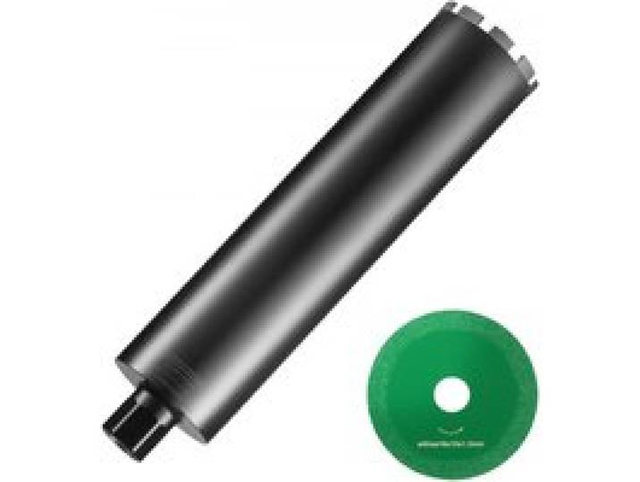 VEVOR Couronne Diamanté Humide de 108 mm, Profondeur de Perçage de 355 mm, Foret à Béton avec Lame de Scie, Filetage Intérieur 32-178 mm, Soudage au Laser, Foret Diamanté Humide pour Brique en Béton