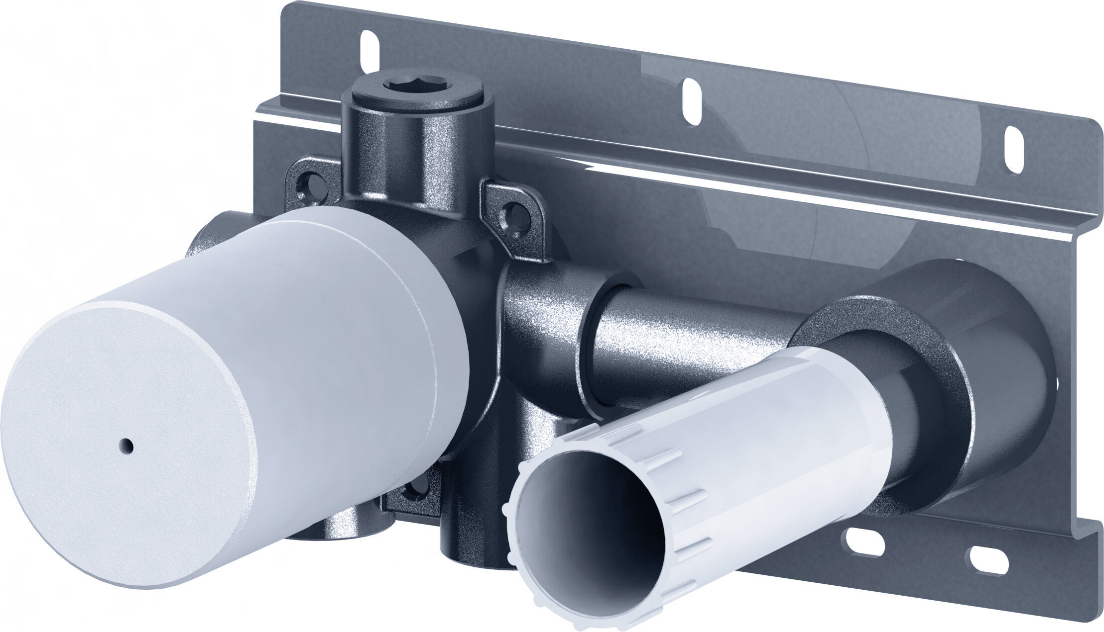 Jörger encastrable corps mur mitigeur lavabo 64920364000 gaucher, 2 trous
