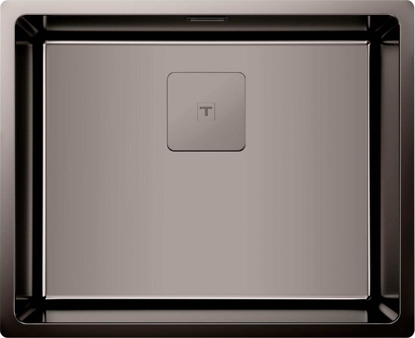 Teka FLEXLINEA RS15 50.40, Unterbauspüle, Quadratisch, Metall, Titan, 1 Becken, Quadratisch