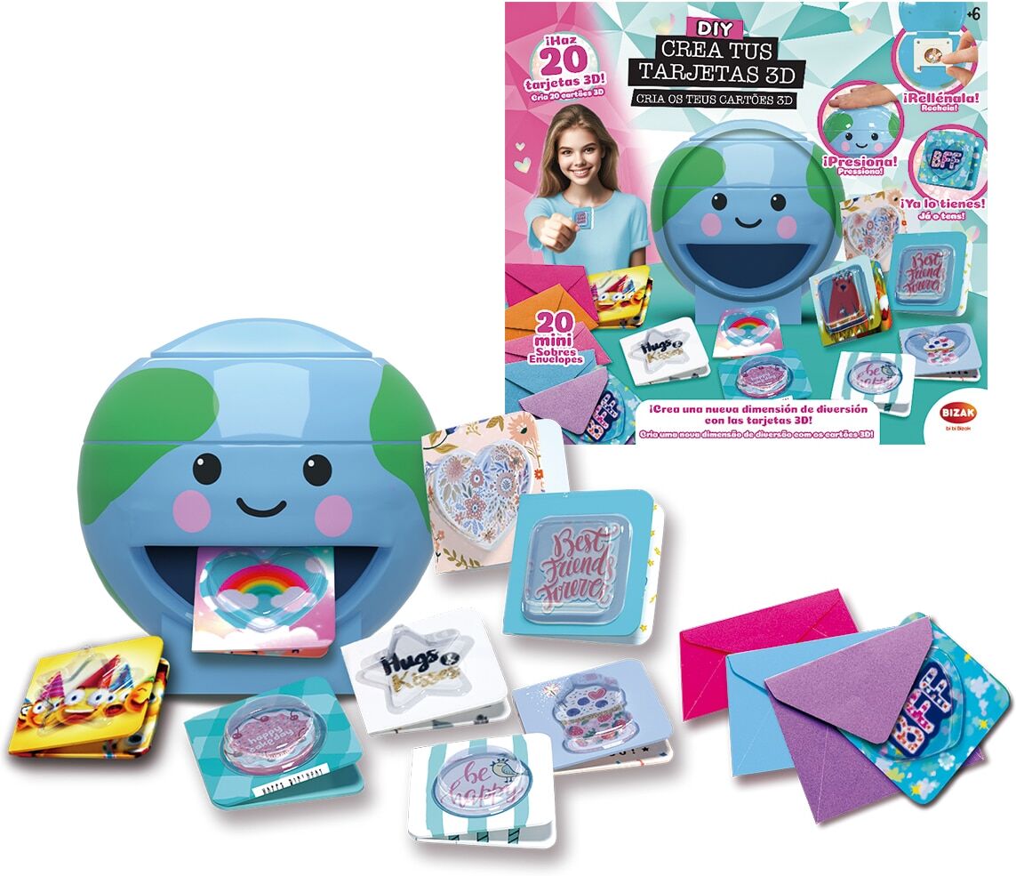Bizak Crea tus tarjetas 3D.