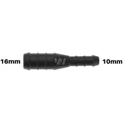 WamSter® I Schlauchverbinder Pipe Connector reduziert 16mm 10mm Durchmesser