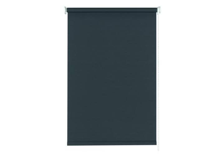 GARDINIA Seitenzug-Rollo für Fenster, Lichtundurchlässig, Blendschutz, Montage mit Bohren, Verdunkelung, Grau, 160 x 180 cm (BxH)