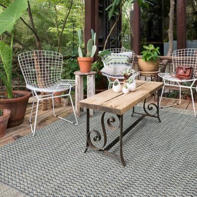 Alexander Home Havannah Chevron Stripe Indoor/ Outdoor Area Rug