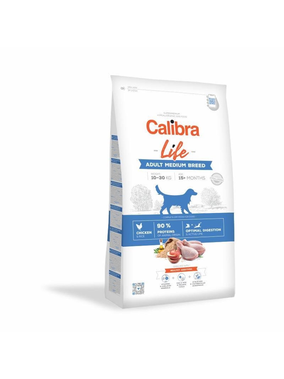 Calibra Dog Life Adult Medium Breed Chicken 2,5 k