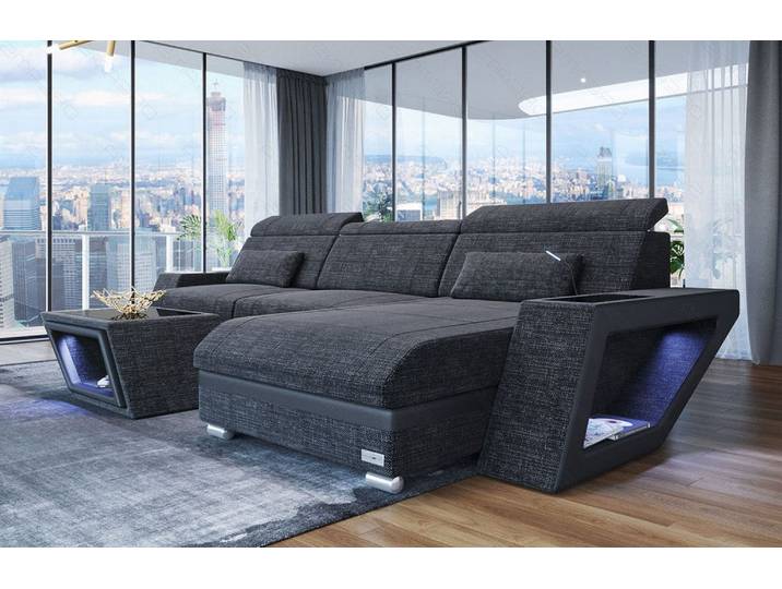 Ecksofa Catania L-Form aus Stoff