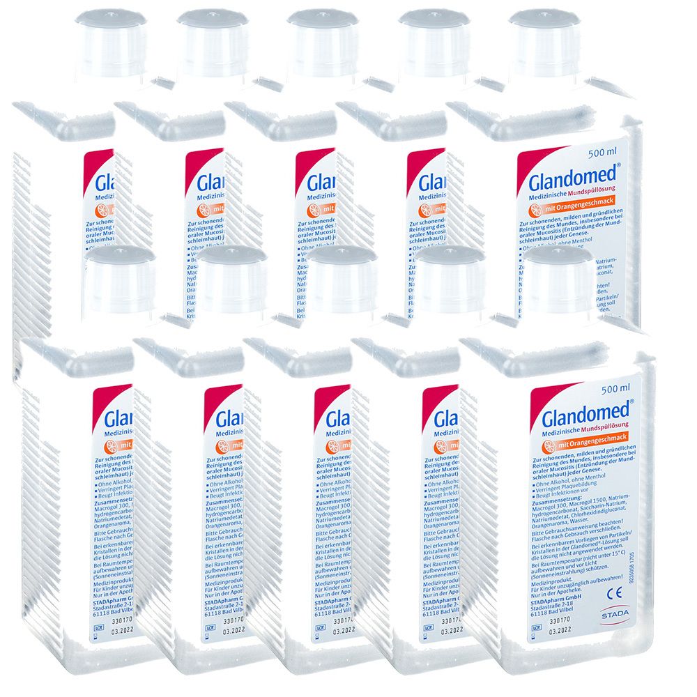 Glandomed Spüllösung 10x500 ml
