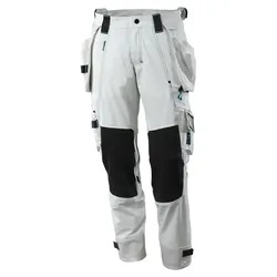 Handwerkerhose Stretch Advanced - 90C50 (EU 102) - Weiß