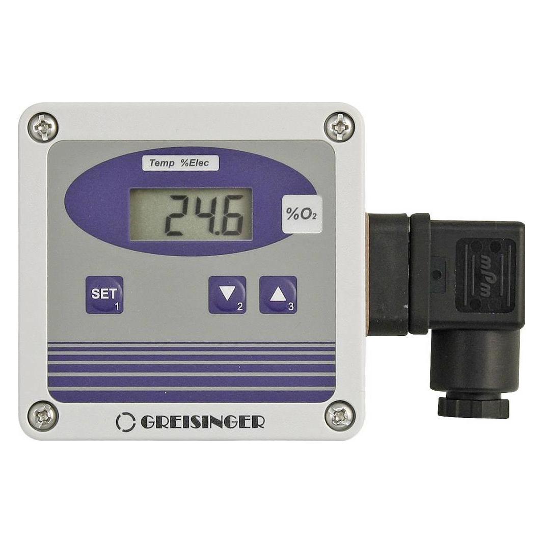 Greisinger Luftfeuchtemessgerät (Hygrometer) Luftsauerstoff Messumformer inkl. Sensor OXY3690MP (480342)